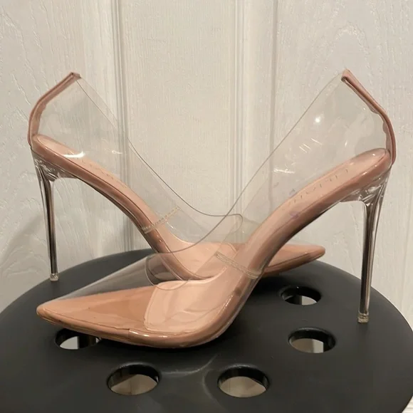 Clear Heels Size 10 - Picture 6 of 10